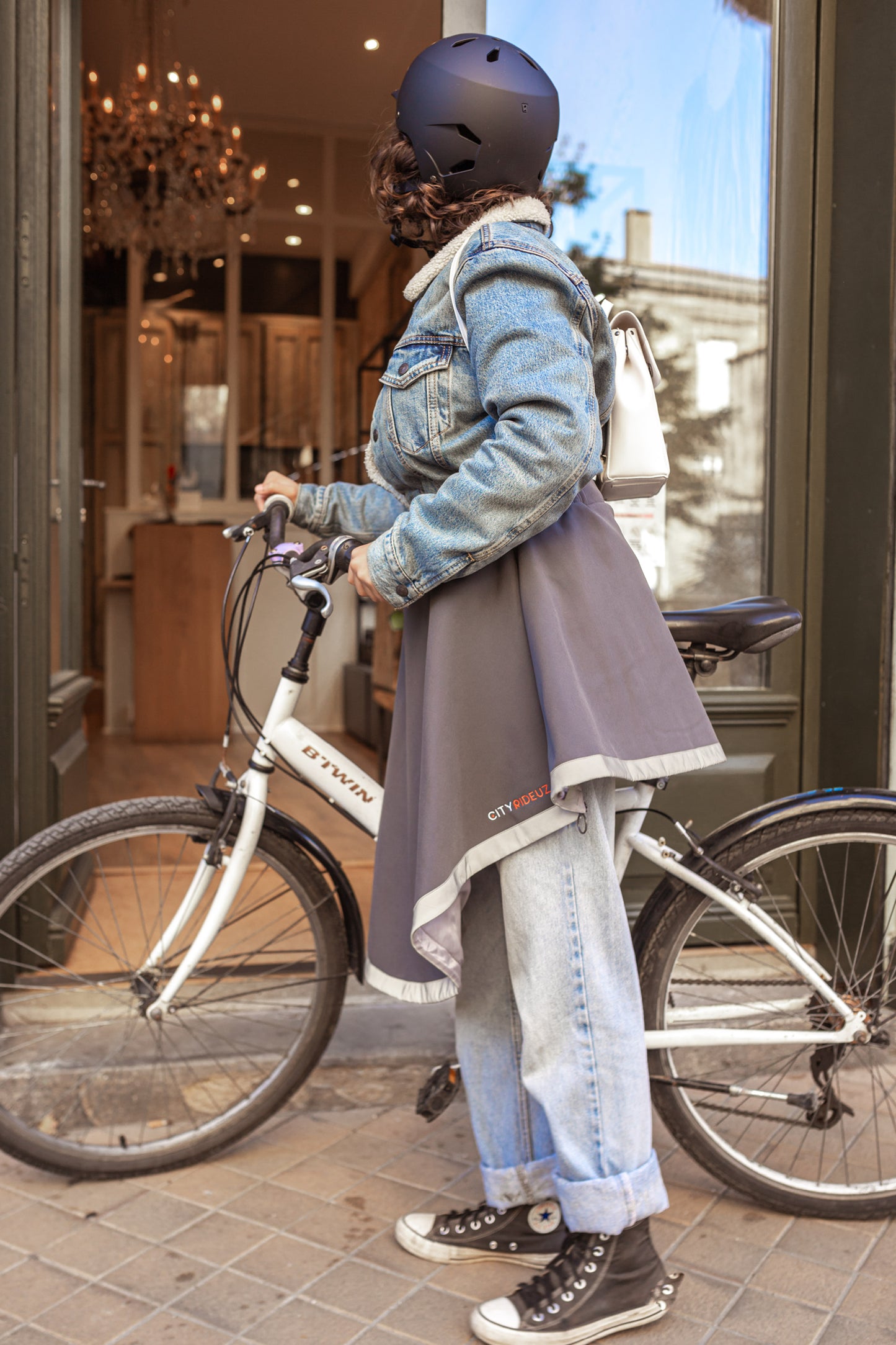 sur-jupe holly carbone de côté